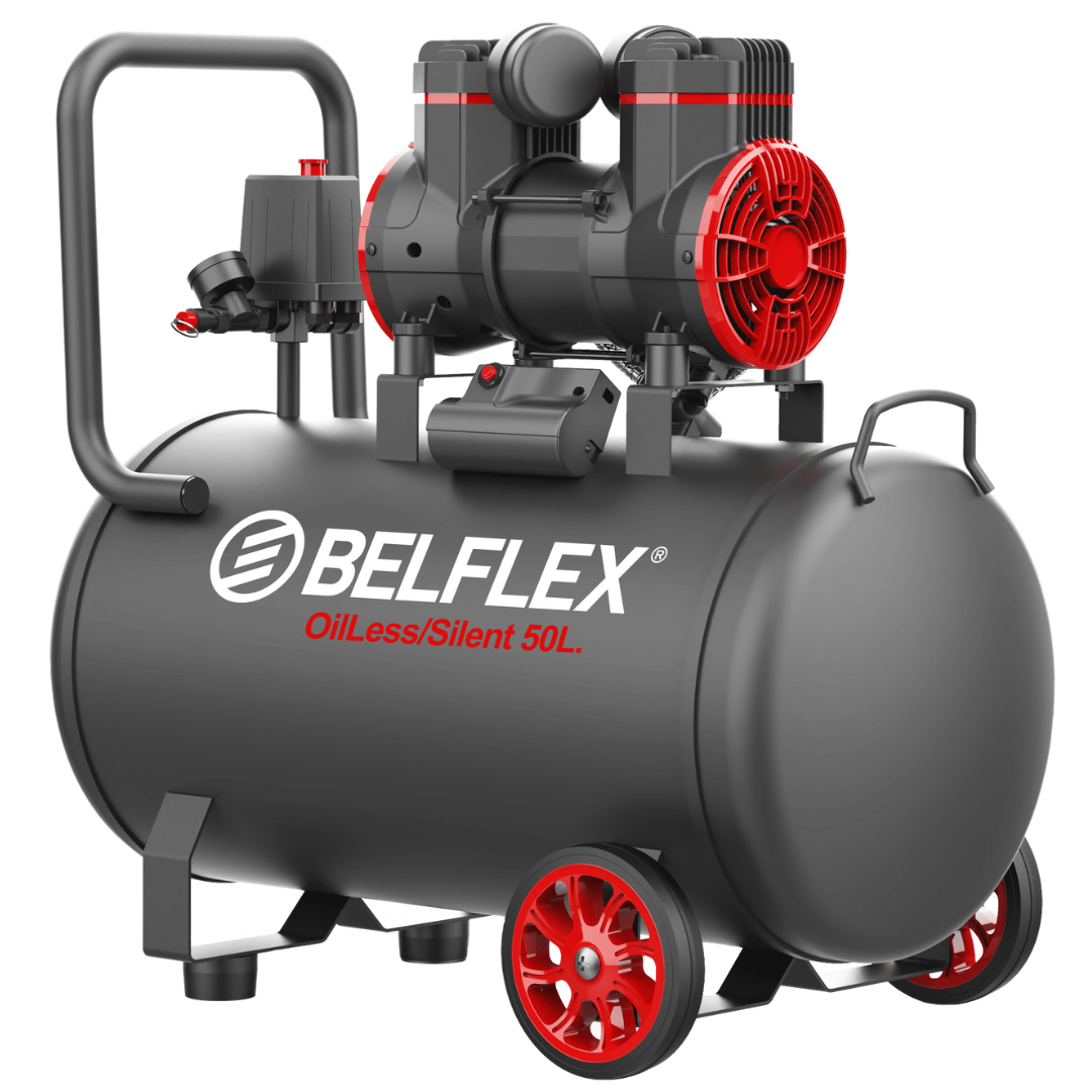 Compressor silencioso 50L isento de óleo BELFLEX
