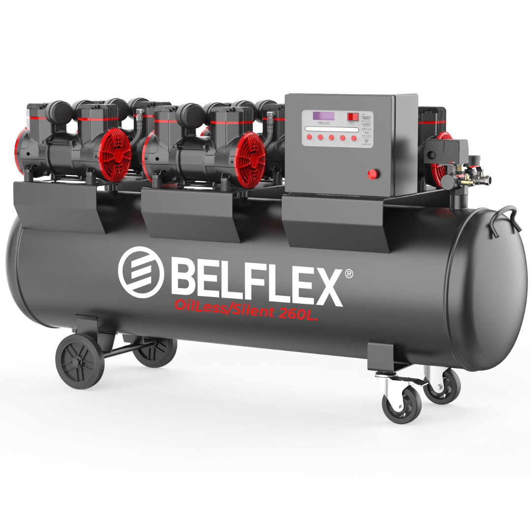 Compressor silencioso 260L isento de óleo BELFLEX