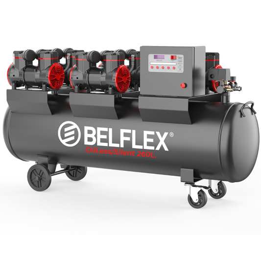Compressor silencioso 260L isento de óleo BELFLEX