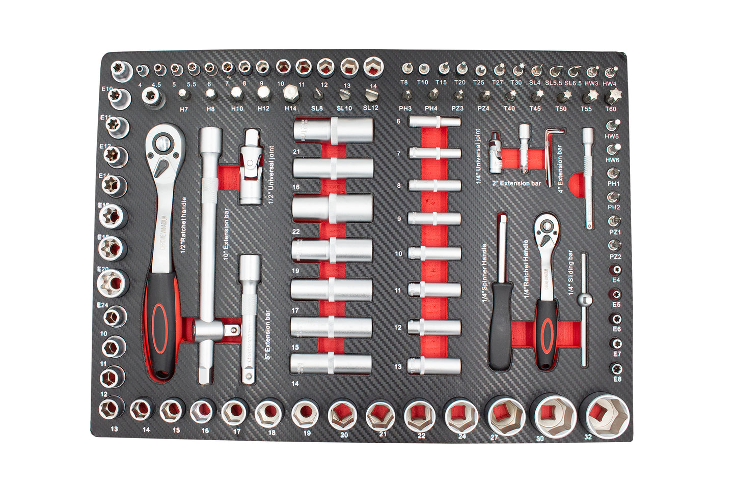 KIT MÓDULOS 236PCS P/ 6 GAVETAS