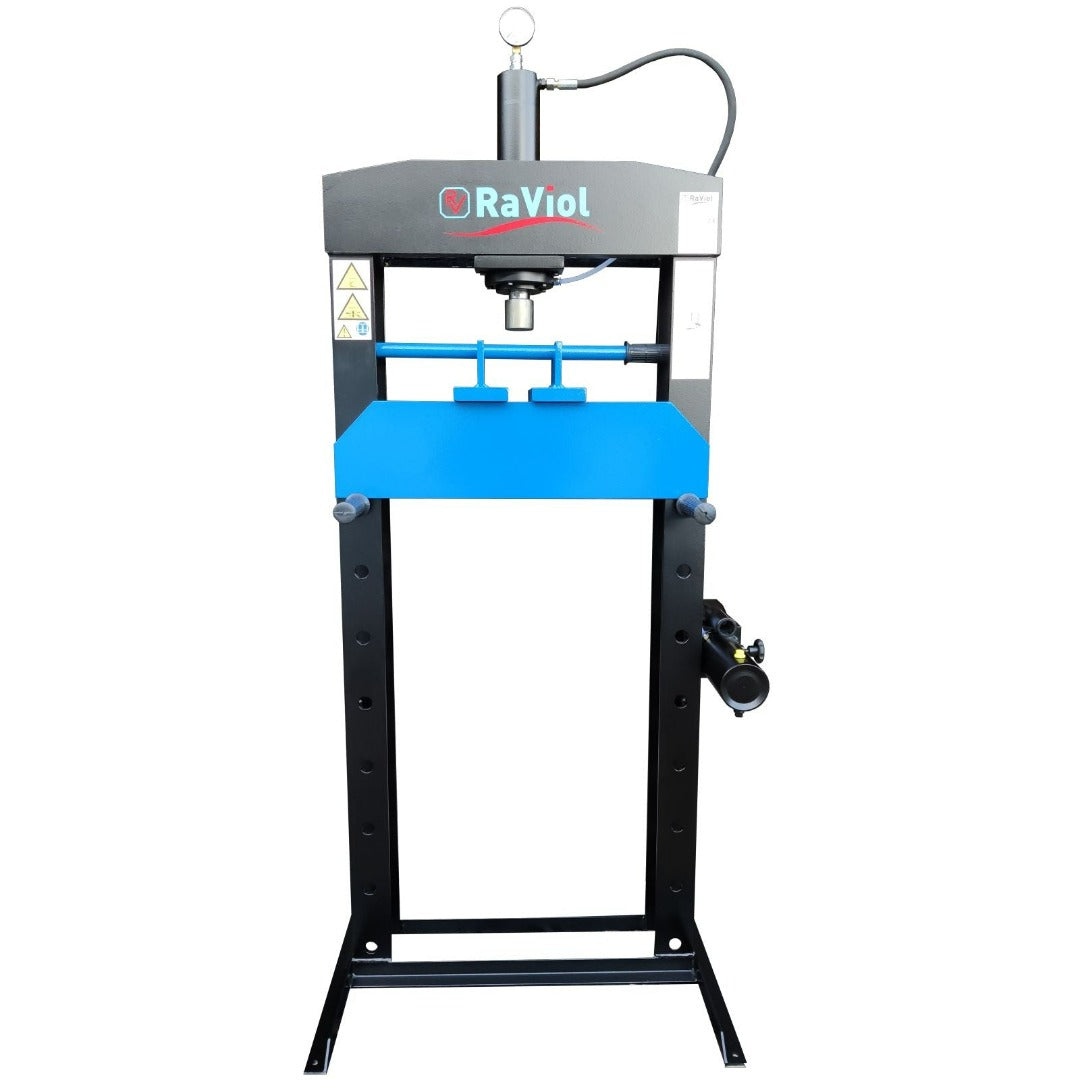 Prensa hidráulica bancada bomba manual 1 velocidade 25TON RAVIOL PB25