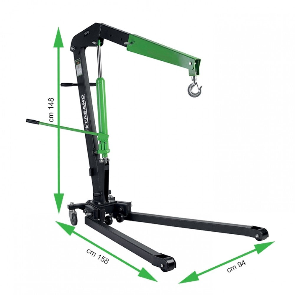 Grua hidráulica rebatível FASANO TOOLS
