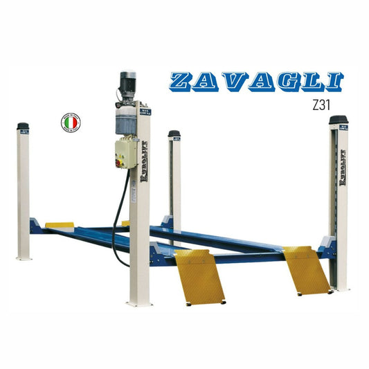 ZAVAGLI Elevador electrohidráulico 4 colunas Z31