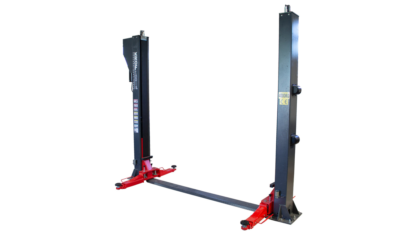 KROFTOOLS Elevador 2 colunas eletro hidráulico 4TON 220V 9805MO