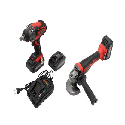 Kit chave impacto 1/2" + rebarbadora 18V