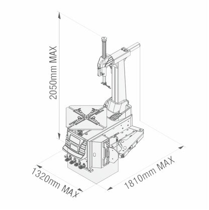 Máquina para pneus STEPLINE 4000 TI 2V