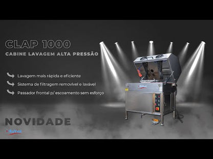 cabine de lavagem alta pressão clap1000